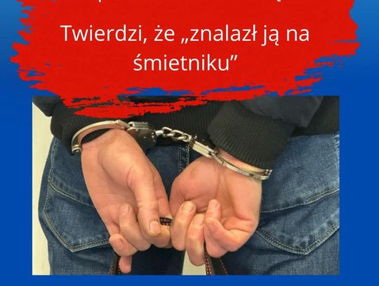 31-latek wpadł z amfetaminą. Twierdzi, że „znalazł ją na śmietniku”
