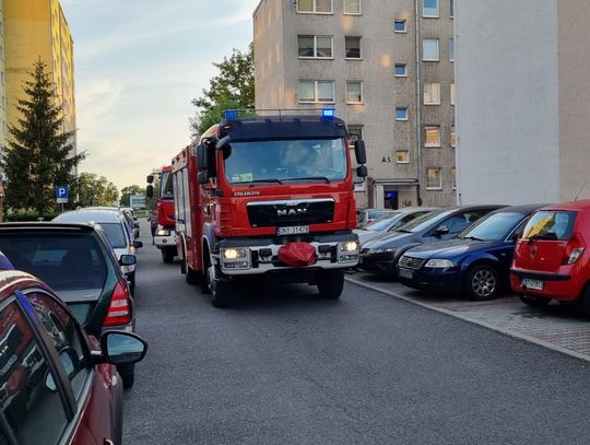 Brak wolnej karetki, do akcji pojechali strażacy