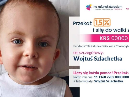 Ciężko chory Wojtuś z Nysy potrzebuje naszej pomocy