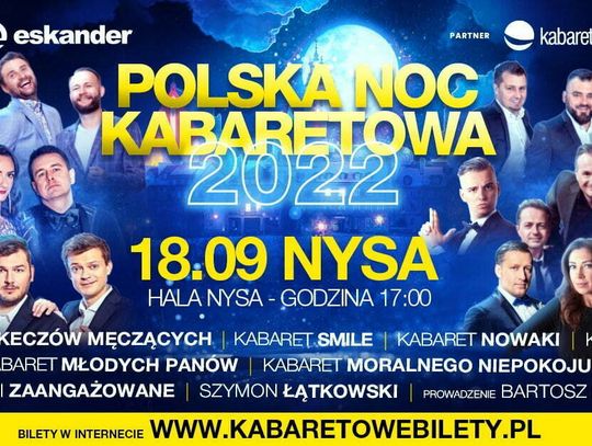 Czołowe polskie kabarety w Hali Nysa!