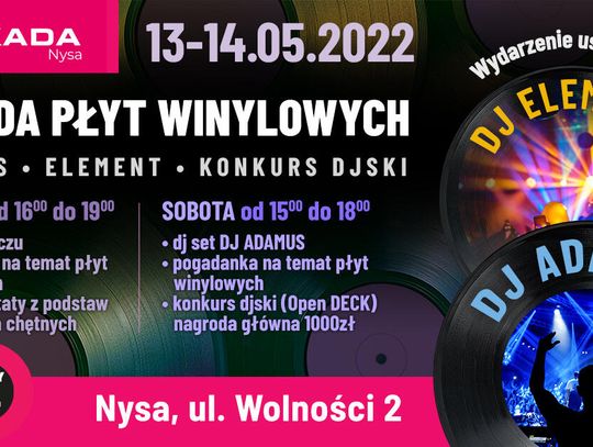 DJ Adamus zagra podczas kolejnej giełdy płyt winylowych