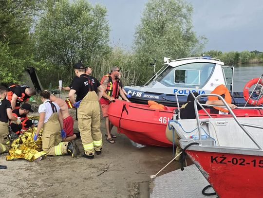 Dramatyczna akcja ratunkowa na Jeziorze Nyskim