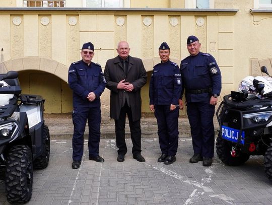 Dwa quady trafiły do nyskiej Policji