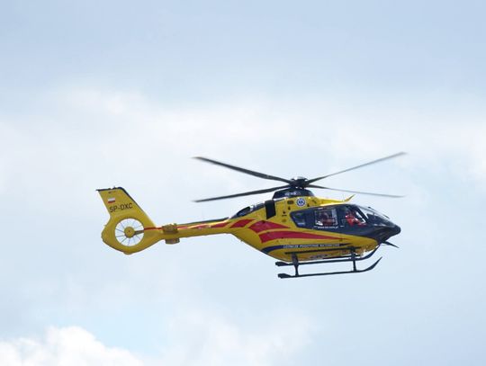 Dziecko wypadło z okna. Interweniował helikopter LPR