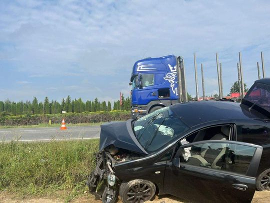 Groźny wypadek na DK46