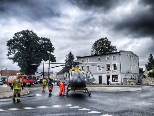 Helikopter LPR lądował w Otmuchowie