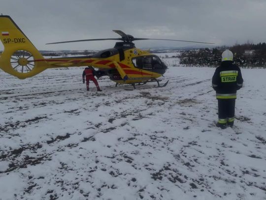 Helikopter LPR lądował w Suszkowicach