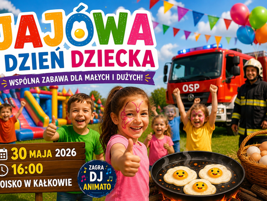 Jajówa i Dzień Dziecka w Kałkowie. Organizatorzy zapraszają na wspólną zabawę