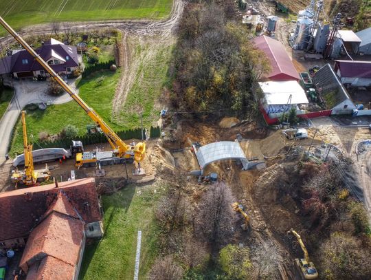 Karłowice Małe z nowym wiaduktem. Inwestycja Powiatu Nyskiego na finiszu