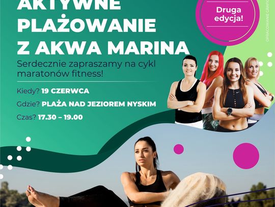 Kolejny maraton fitness na plaży!