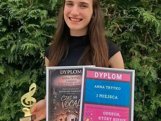 Młody talent z Nysy podbija sceny wokalne. Kolejne sukcesy Ani Trytko