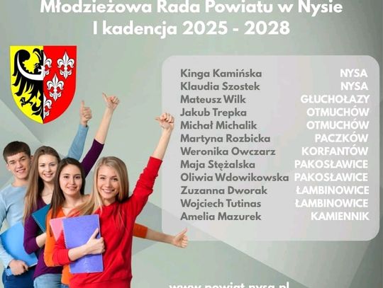 Młodzi mają głos! Rusza Młodzieżowa Rada Powiatu Nyskiego