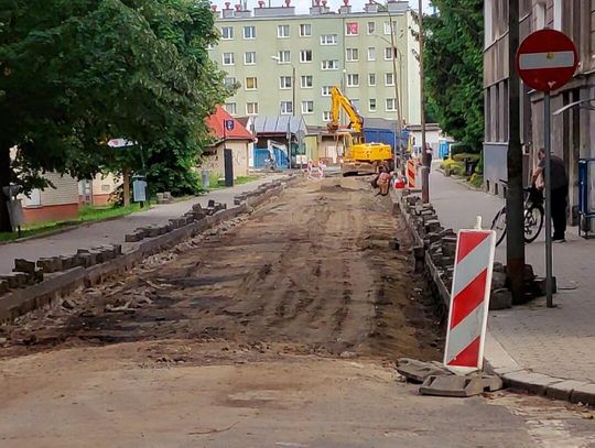 Modernizacja ważnej ulicy w Nysie trwa. Koniec prac na Orkana w sierpniu