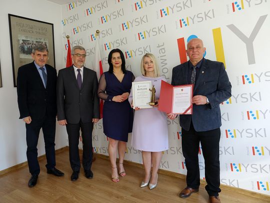 Nauczycielka roku nagrodzona przez Zarząd Powiatu