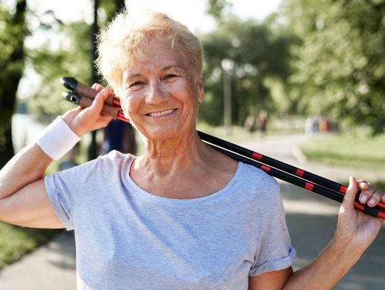 Nordic walking nad Jeziorem Nyskim