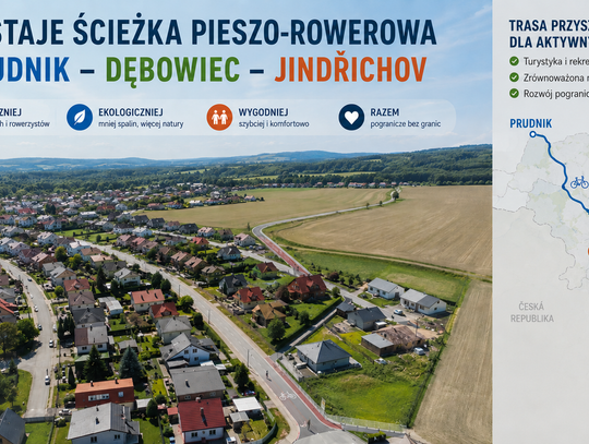 Nowa ścieżka pieszo-rowerowa połączy Prudnik z Dębowcem