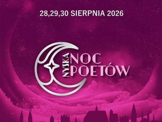 Nysa zaprasza na V Ogólnopolski Festiwal Poezji „Nyska Noc Poetów 2026”