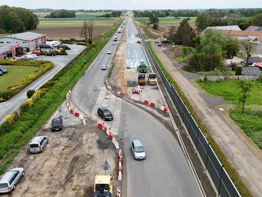 Od dziś kolejna zmiana na przebudowywanej DK 46