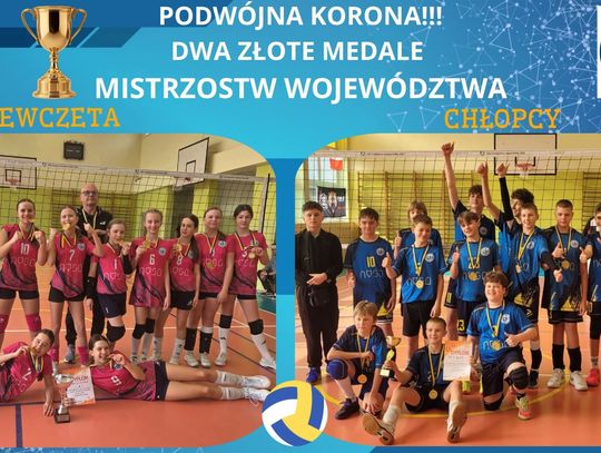 Podwójne złoto dla SP 3 Nysa! Dominacja w minisiatkówce