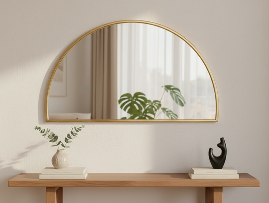 Półokrągłe Lustro: Ponadczasowa Elegancja Półokrągłe Lustro: Ponadczasowa Elegancja