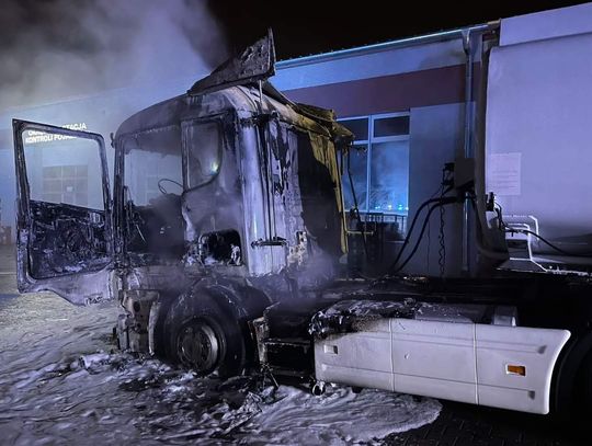 Poważny pożar autocysterny w Nysie