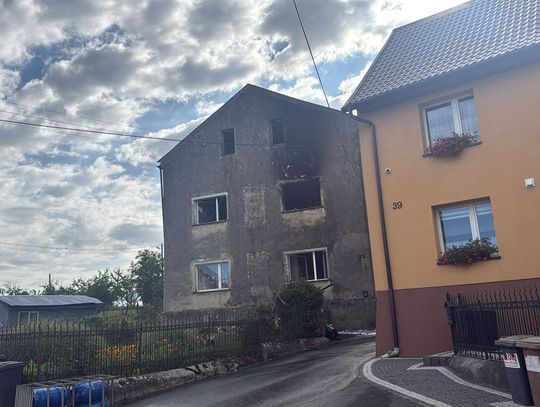 Pożar domu w Wierzbięcicach