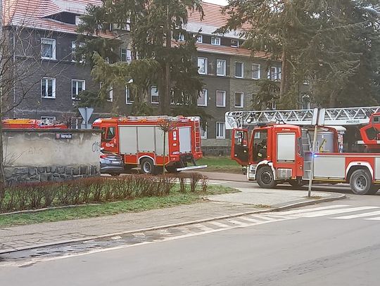 Pożar przy Placu Staromiejskim