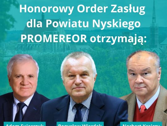 PROMEREORY przyznane! Powiat Nyski nagradza zasłużonych