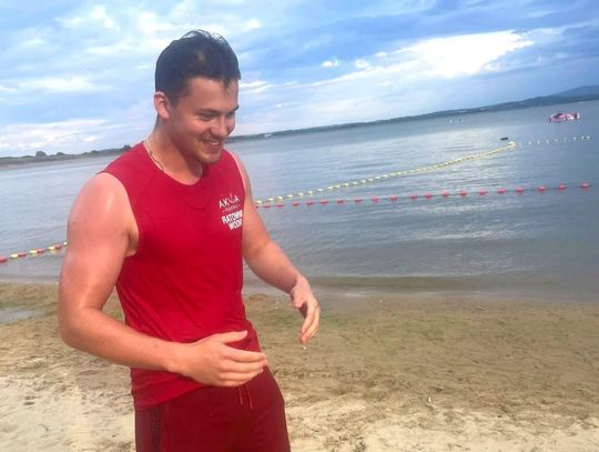 Ratownik uratował dziecko nad Jeziorem Nyskim