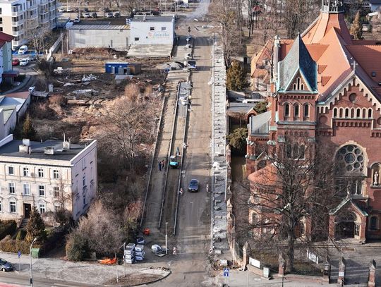 Roboty remontowe przy ulicy Franciszkańskiej przyspieszyły. Sprawdzamy, kiedy ruszy budowa ronda.