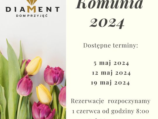 Ruszają zapisy na komunie 2024