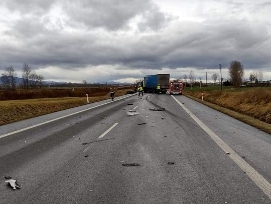 Śmiertelny wypadek pod Prudnikiem. Droga zablokowana