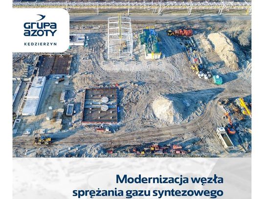 Spółka z Grupy Kapitałowej Grupa Azoty realizuje ważną inwestycję dla produkcji nawozów