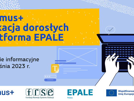 Spotkanie informacyjne Erasmus+ Edukacja dorosłych i Platforma EPALE