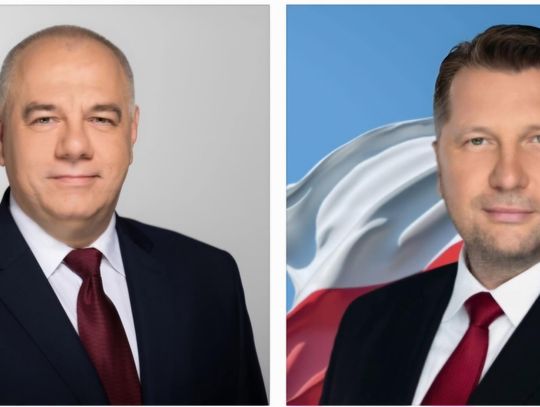 Spotkanie z posłami PiS w Nysie – Przemysław Czarnek i Jacek Sasin w NDK