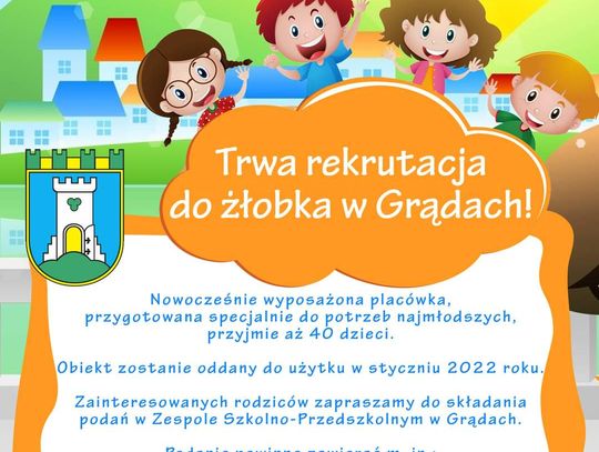 Trwa rekrutacja do nowego żłobka