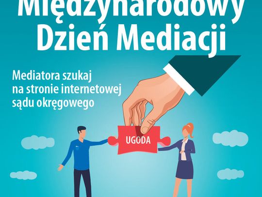 Tydzień mediacji. Sprawdź kiedy można skorzystać z bezpłatnych dyżurów mediatorów