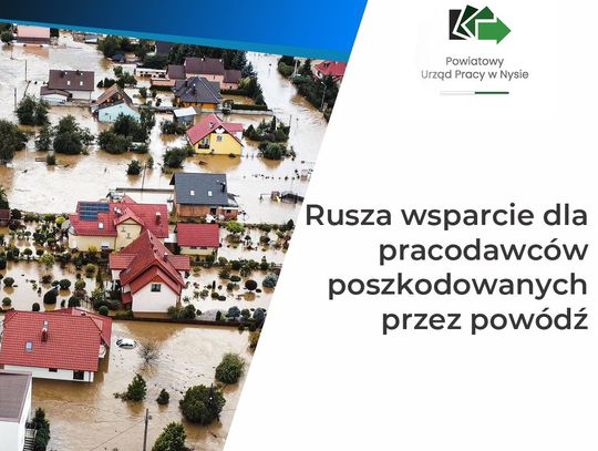 Wsparcie dla pracodawców poszkodowanych przez powódź