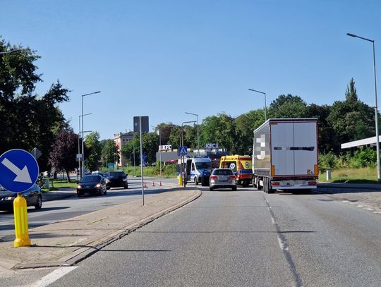 Wypadek na przejściu dla pieszych w Nysie