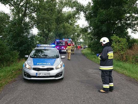 Wypadek w Grądach. Są poszkodowani