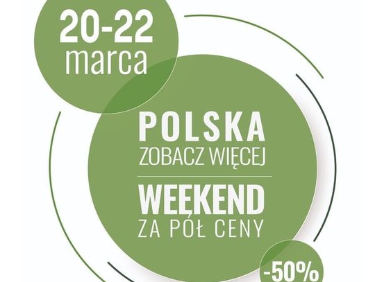 Zwiedzisz za pół ceny