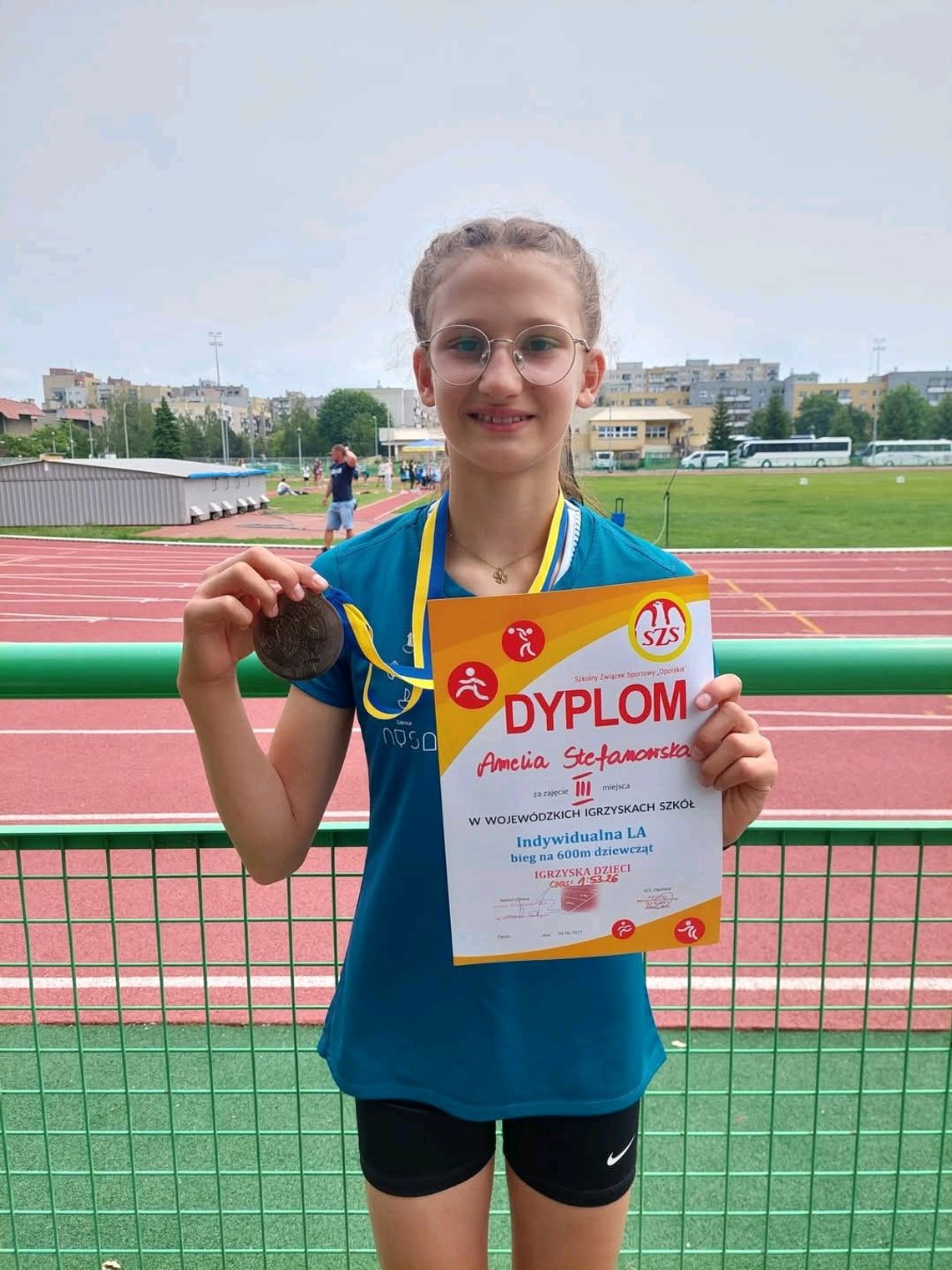 Amelka Stefanowska z SP5 z brązowym medalem wojewódzkich zawodów!