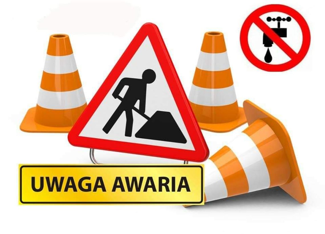 Awaria! Wystapią przerwy w dostawie wody