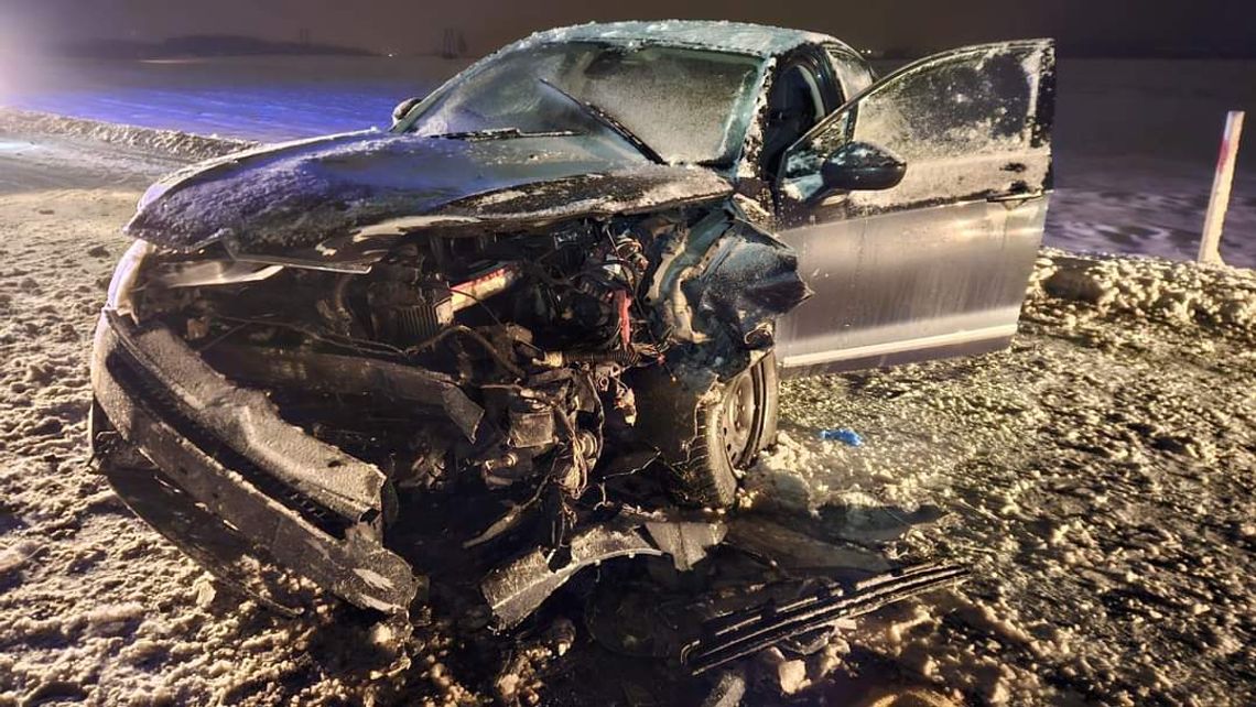 Bardzo groźny wypadek w okolicach Głębinowa