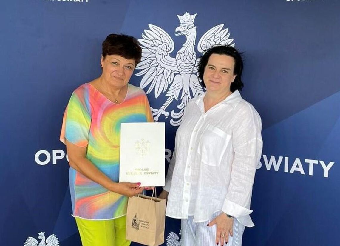 Bożena Węglarz, dyrektor SP 1 w Nysie doceniona i wyróżniona