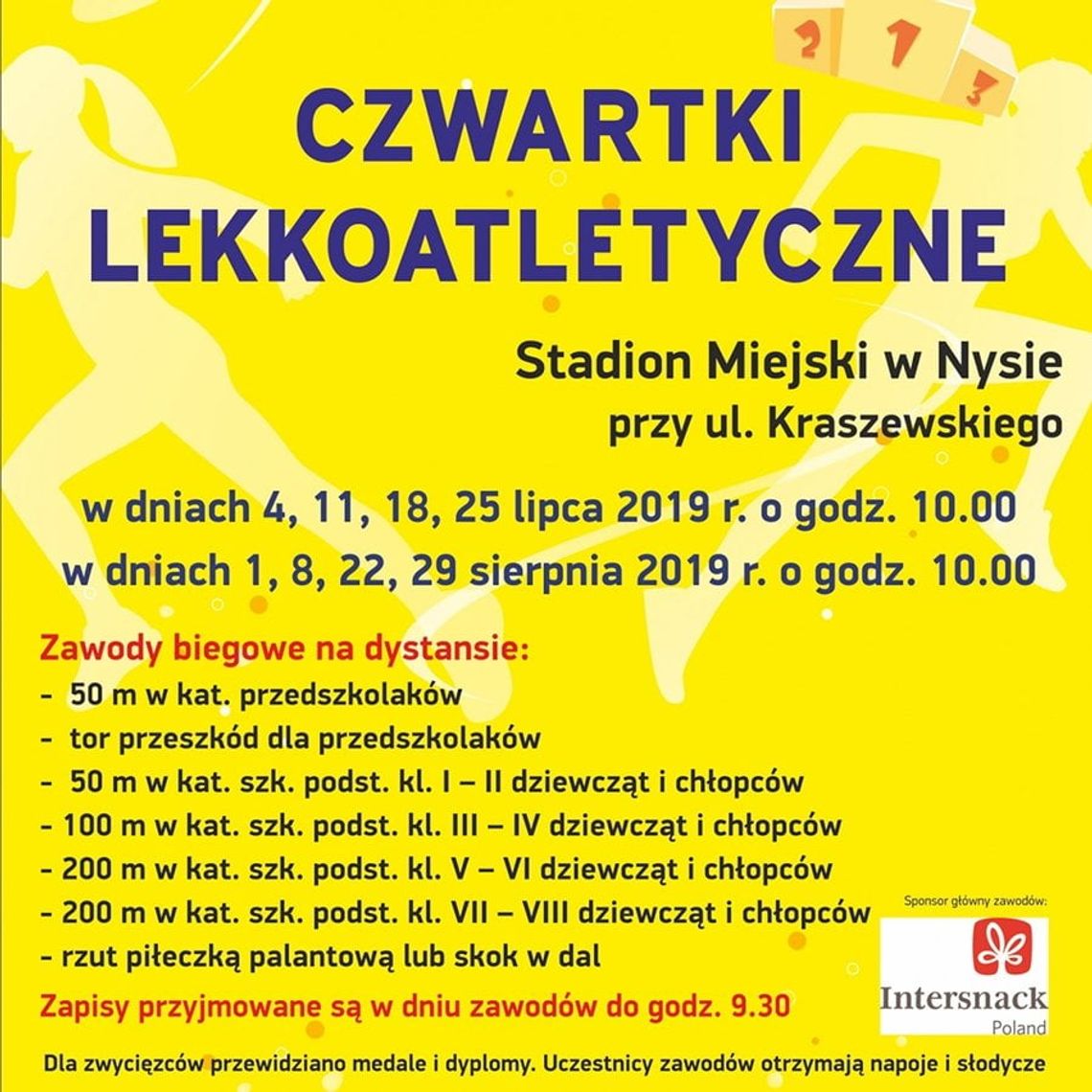 Czwartki lekkoatletyczne przez całe wakacje