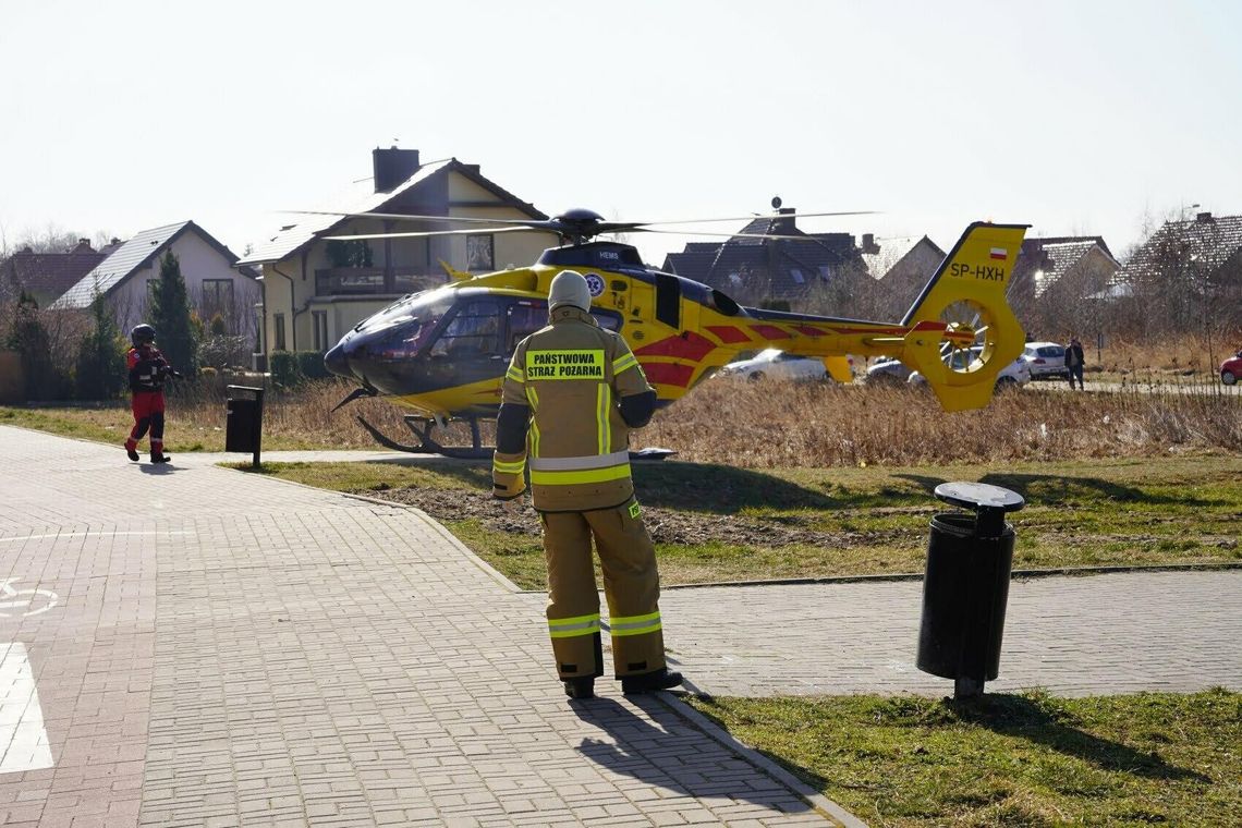 Dramatyczne wydarzenia w Goszowicach. Konieczna była reanimacja mężczyzny