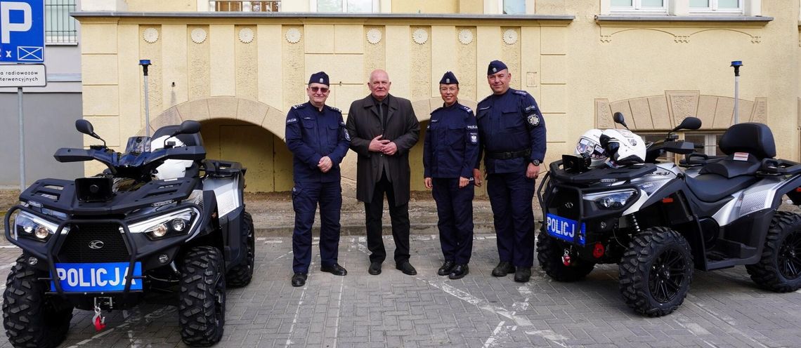 Dwa quady trafiły do nyskiej Policji