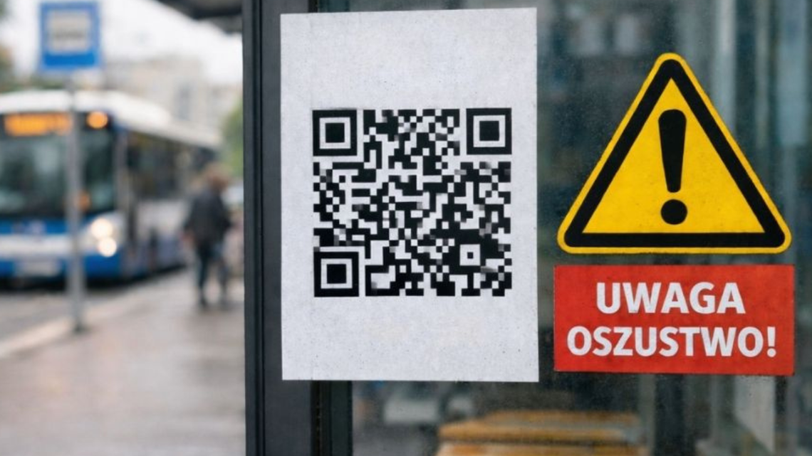 Fałszywe kody QR na przystankach. Ostrzeżenie dla pasażerów