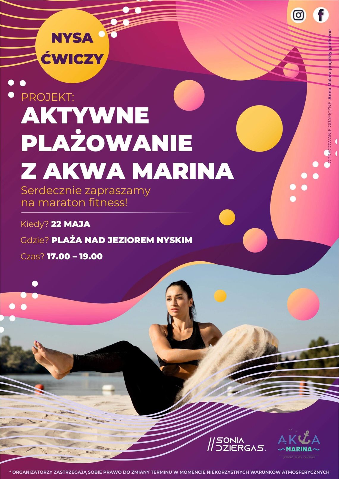 Fitness na plaży!